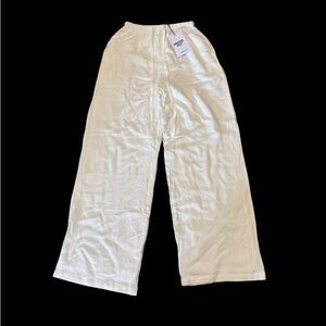 Princess Polly Parklea Linen Blend Pants White